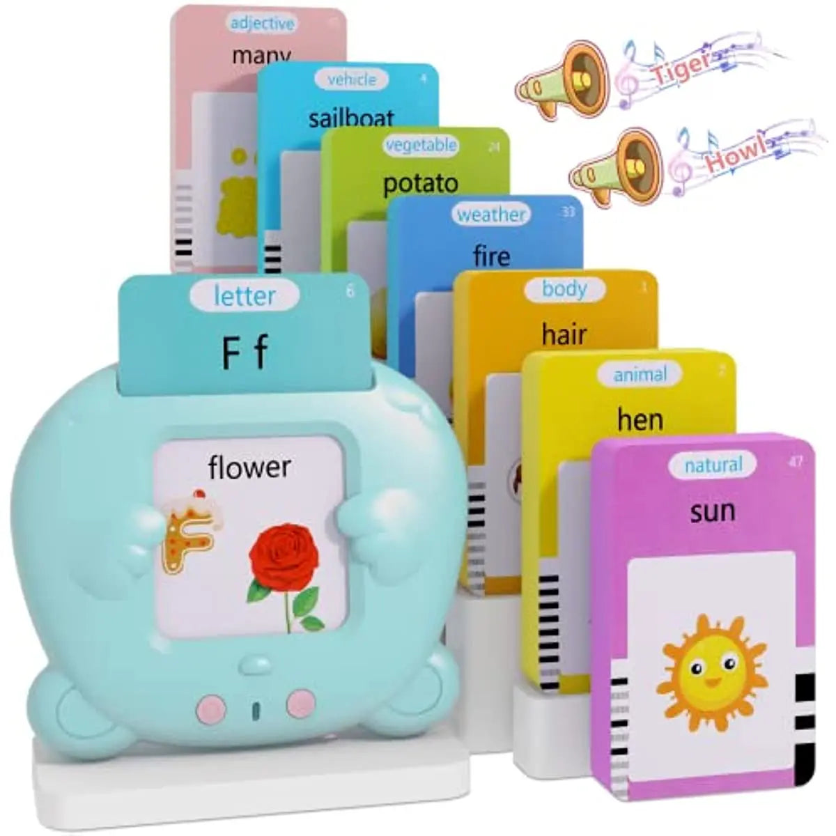 Tender Tots Talking Flash Cards Electronic Learning Toy for Kids